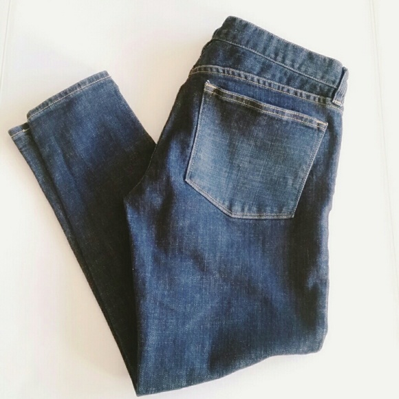 J. Crew Dark Wash Toothpick Jeans - Picture 2 of 3